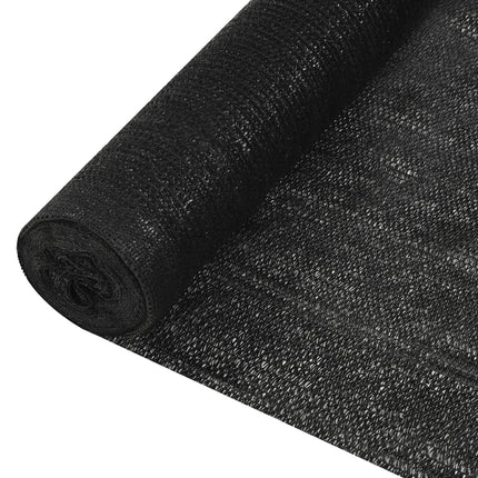 Insynsskyddsnät svart 2x10 m HDPE 195 g/m²