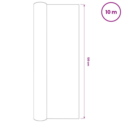 Insynsskyddsnät grön 1,2x10 m HDPE 75 g/m²