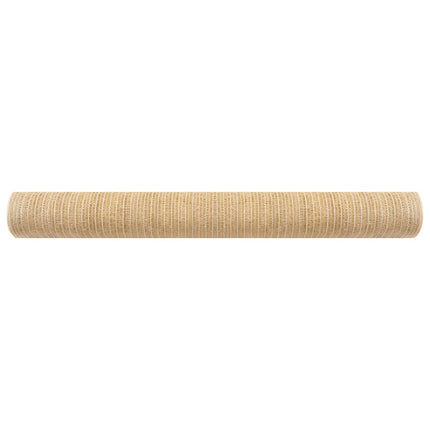 Insynsskyddsnät beige 1,5x25 m HDPE 75 g/m²