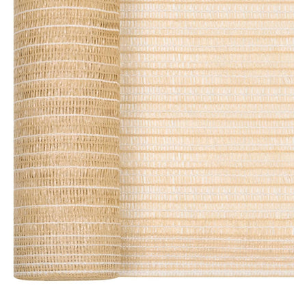 Insynsskyddsnät beige 1,8x25 m HDPE 150 g/m²