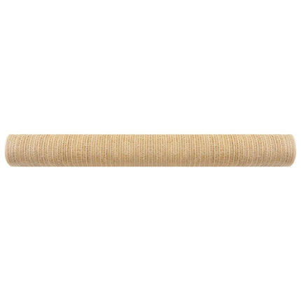 Insynsskyddsnät beige 1,2x50 m HDPE 195 g/m²