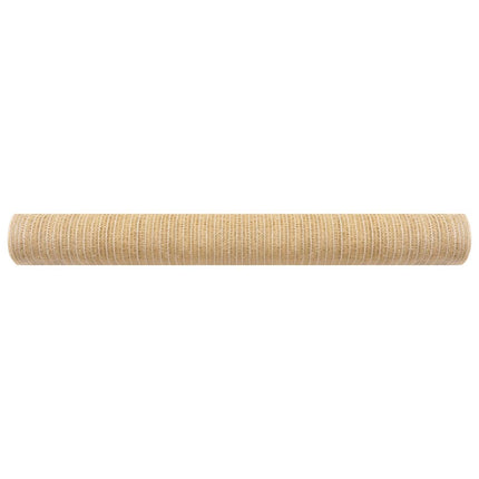Insynsskyddsnät beige 1,8x25 m HDPE 195 g/m²