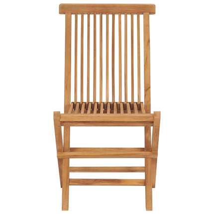 Trädgårdsstolar 2 st med antracita dynor massiv teak
