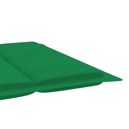 Solsäng med dyna gungdesign massiv teak