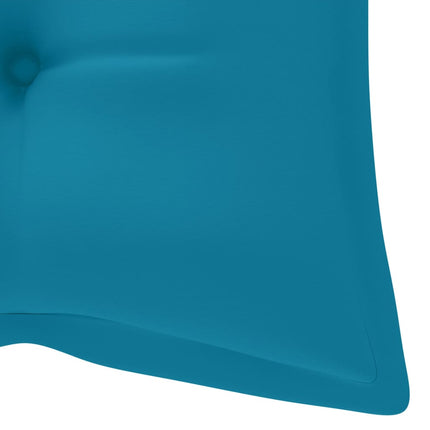 Trädgårdsbänk med dyna 120 cm massivt akaciaträ