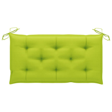 2-sits hammock med palmblad och dynor bambu 202 cm
