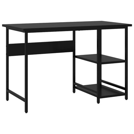 Datorbord svart 105x50x72 cm MDF och metall