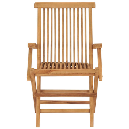 Trädgårdsstolar med taupe dynor 4 st massiv teak