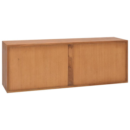 TV-bänk 110x30x40 cm massiv teak