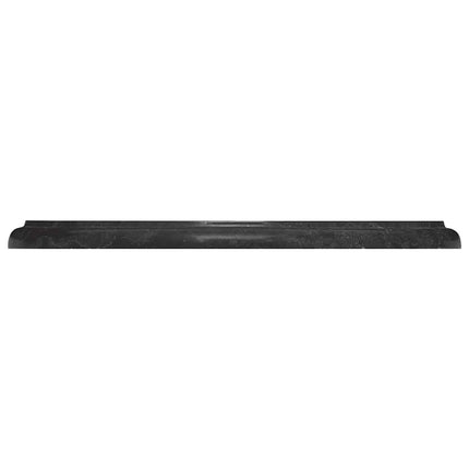 Bordsskiva svart Ø40x2,5 cm marmor