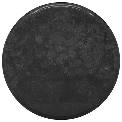 Bordsskiva svart Ø40x2,5 cm marmor
