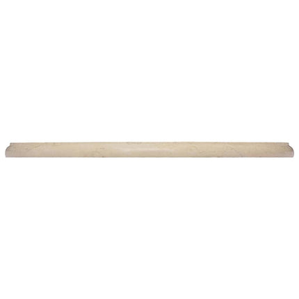 Bordsskiva gräddvit Ø50x2,5 cm marmor
