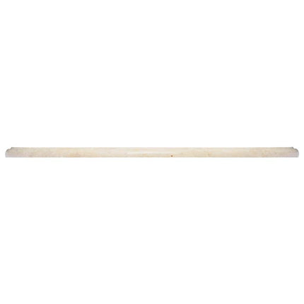 Bordsskiva gräddvit Ø60x2,5 cm marmor