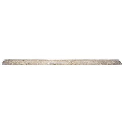 Bordsskiva grå Ø60x2,5 cm marmor