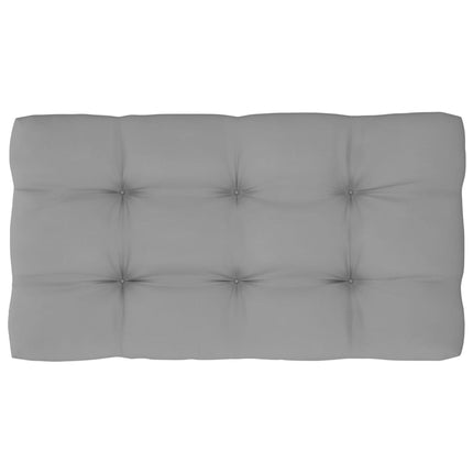 Mittensektion till pallsoffa grå impregnerad furu
