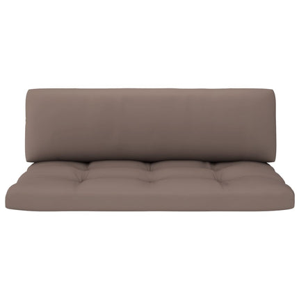 Mittensektion till pallsoffa vit impregnerad furu