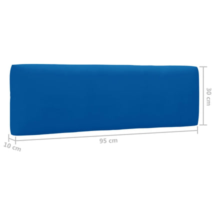 Mittensektion till pallsoffa svart impregnerad furu