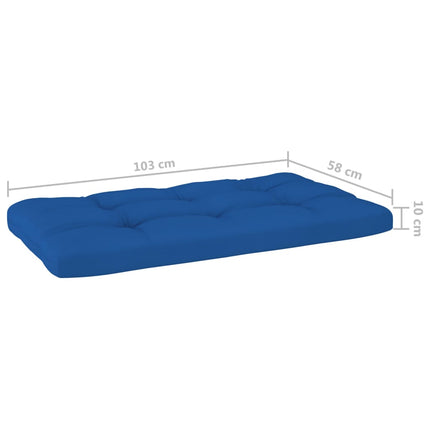 Mittensektion till pallsoffa svart impregnerad furu