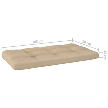 Hörnsektion till pallsoffa vit impregnerad furu