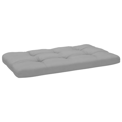 Pallsoffa 2-sits med dynor svart impregnerad furu