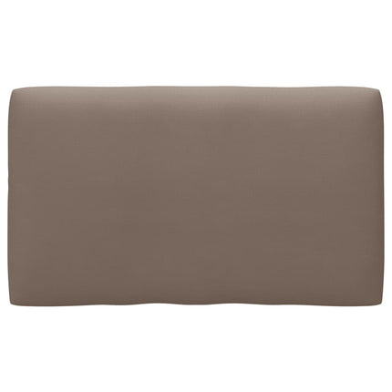 Pallsoffa 2-sits med dynor svart impregnerad furu
