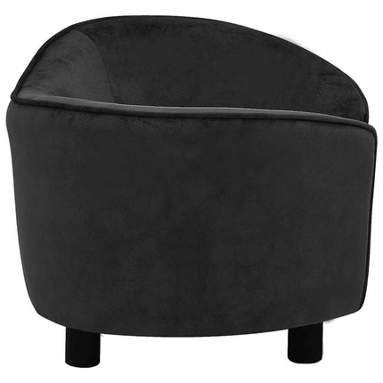 Hundsoffa svart 69x49x40 cm plysch