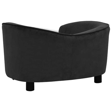 Hundsoffa svart 69x49x40 cm plysch