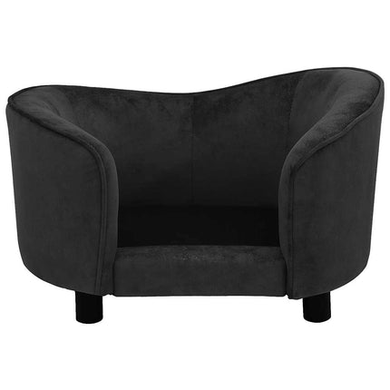 Hundsoffa svart 69x49x40 cm plysch