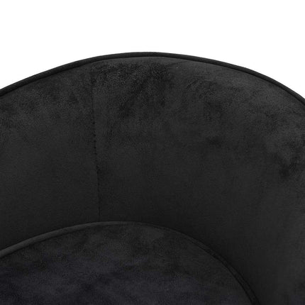 Hundsoffa svart 69x49x40 cm plysch