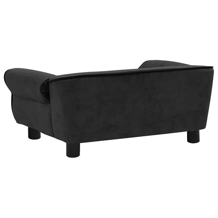 Hundsoffa svart 72x45x30 cm plysch