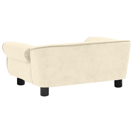 Hundsoffa naturvit 72x45x30 cm plysch