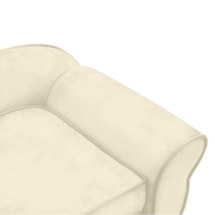 Hundsoffa naturvit 72x45x30 cm plysch