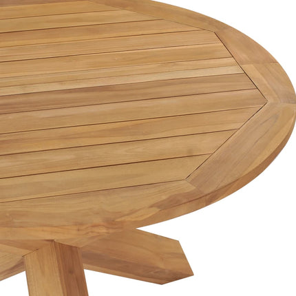 Trädgårdsbord Ø110x75 cm massiv teak