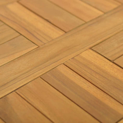 Fyrkantig bordsskiva 40x40x2,5 cm massiv teak