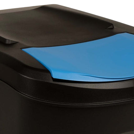 Staplingsbara soptunnor 3 st antracit 75 L