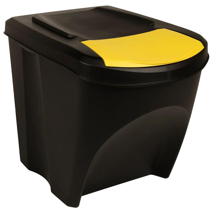 Staplingsbara soptunnor 4 st antracit 100 L