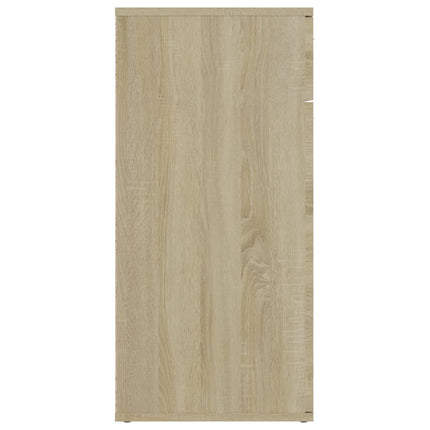 Skänk sonoma-ek 80x36x75 cm konstruerat trä