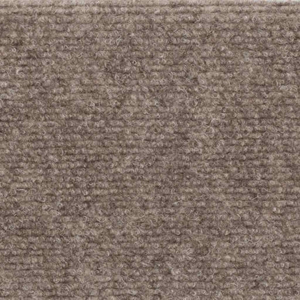 Trappmattor självhäftande 5 st 56x17x3 cm beige halvrunda