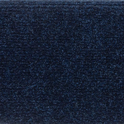 Trappmattor självhäftande 10 st 56x17x3 cm marinblå halvrunda