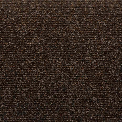 Trappmattor självhäftande 5 st 65x21x4 cm bruna halvrunda stora