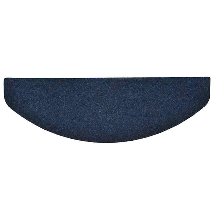 Trappmattor självhäftande 5 st 65x21x4 cm marinblå halvrunda stora