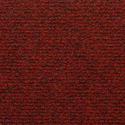 Trappmattor självhäftande 5 st 65x21x4 cm bordeauxröd rektangulär kant