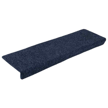 Trappmattor självhäftande 5 st 65x21x4 cm antracit rektangulär kant