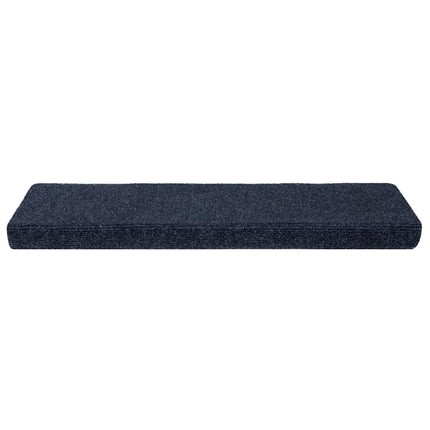 Trappmattor självhäftande 5 st 65x21x4 cm antracit rektangulär kant