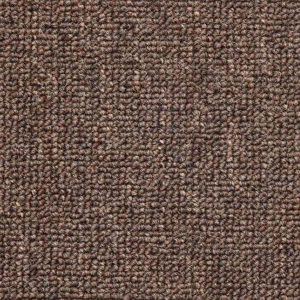 Trappmattor 10 st 56x17x3 cm kaffebruna halvrunda