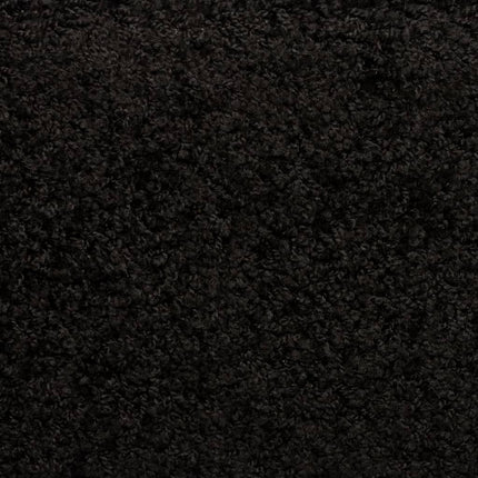 Trappmattor 10 st 65x21x4 cm svarta rektangulära kanter