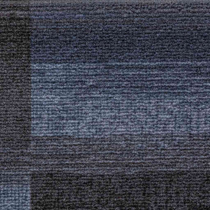 Trappstegsmattor självhäftande 10 st 65x21x4 cm svart och grå