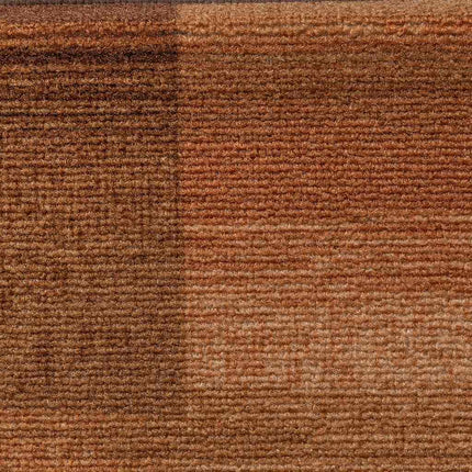 Trappstegsmattor självhäftande 10 st 65x21x4 cm brun
