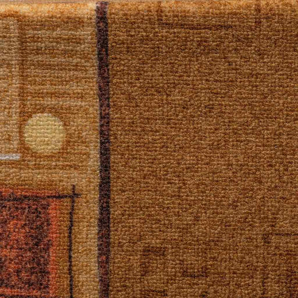 Trappstegsmattor självhäftande 10 st 65x21x4 cm beige