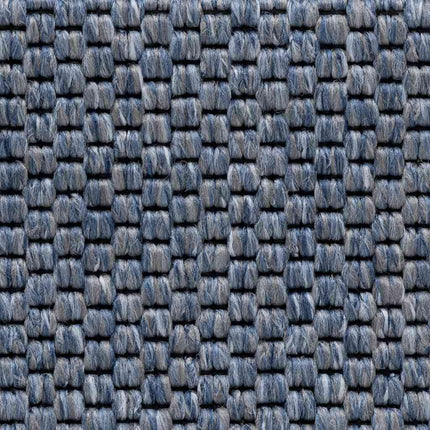 Trappstegsmattor självhäftande sisal 15 st 56x17x3 cm blå
